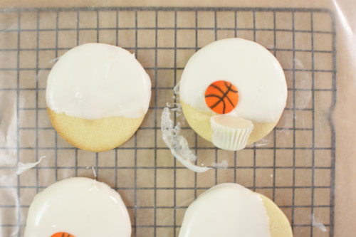 Basketball Cookies by Miss Candiquik