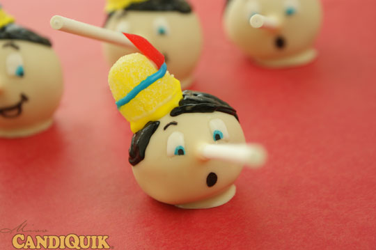 Pinocchio Cake Pops