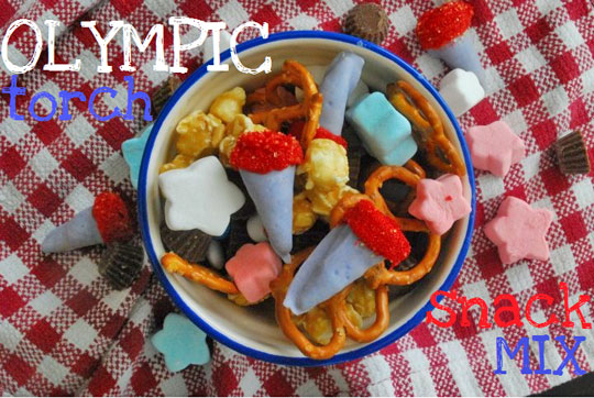 Olympic Torch Snack Mix