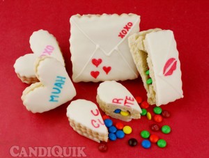 Valentine Surprise Cookies @candiquik
