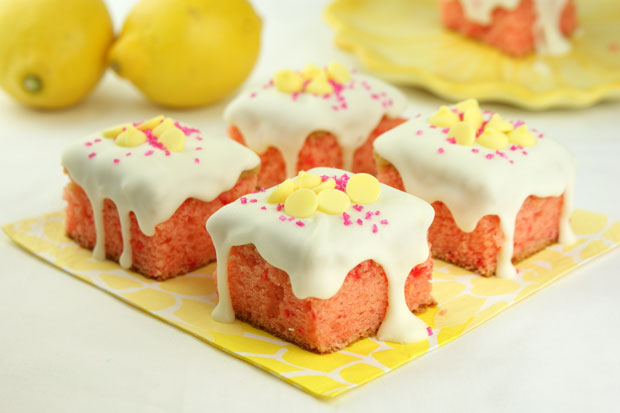 Strawberry Lemon Truffle Cake