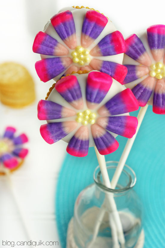 Flower Cookie Pops