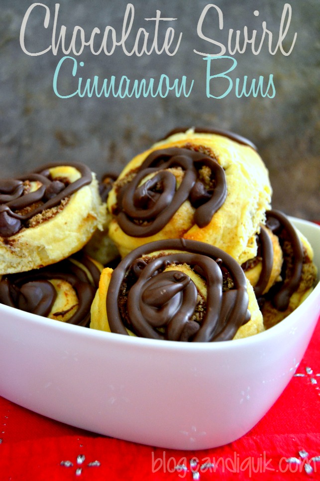 Chocolate Swirl Cinnamon Buns