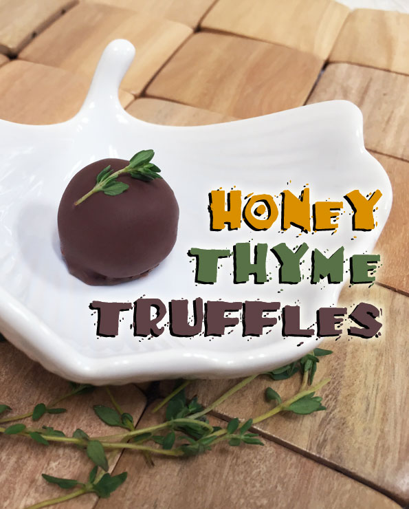 Honey Thyme Truffles