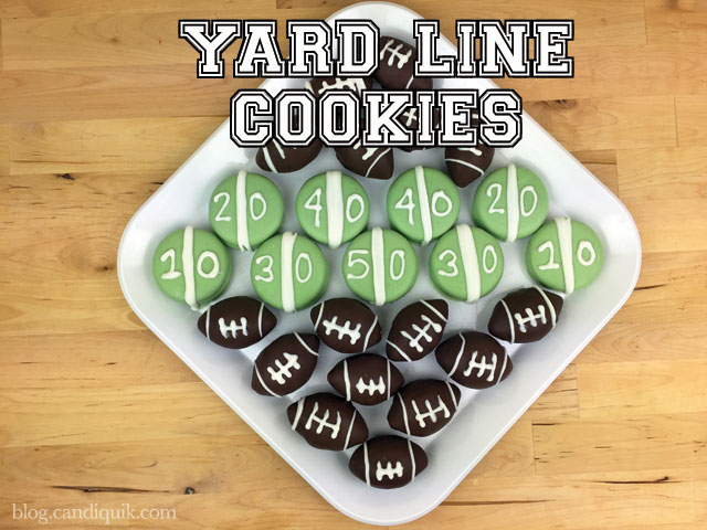 CandiQuik Yard Line Cookies
